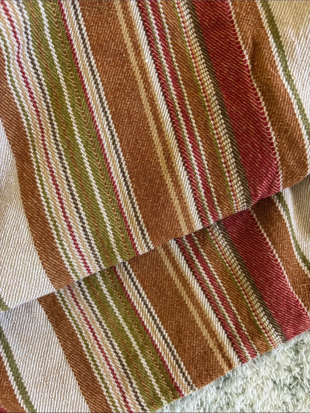 Western Stylized Striped Cotton Table Cloth RS Rectangular 56”x72”